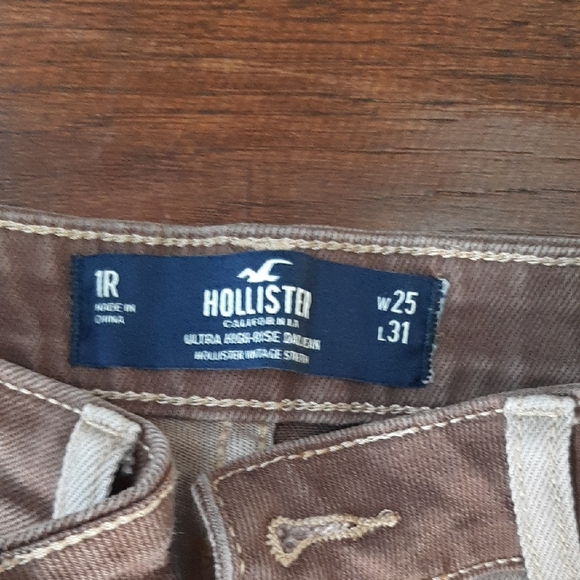 Hollister Women's Ultra High-Rise Patchwork Dad Jeans Size 25 - Picture 3 of 4